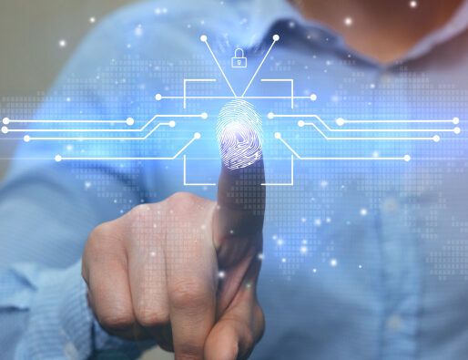 Fingerprint being scanned